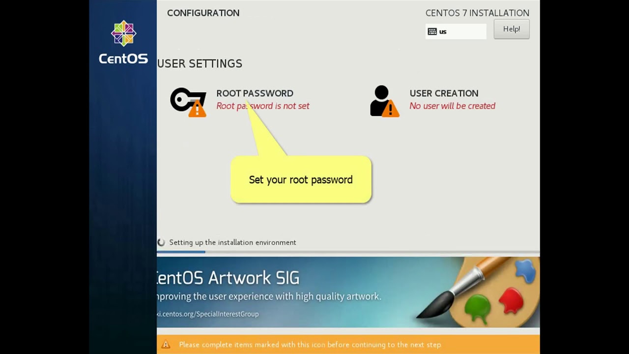 คู่มือ centos 7  Update  Installing CentOS 7 - manual partitioning