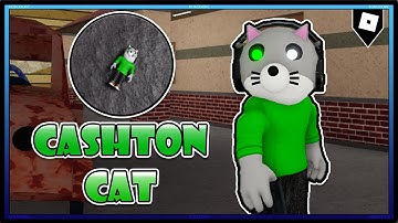 How To Get "CASHTON CAT" BADGE + MORPH/SKIN in PIGGY BOOK 2 ROLEPLAY! | ROBLOX