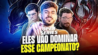 ANTIGA GERAÇÃO DE JOGADORES PROFISSIONAIS VÃO DOMINAR ESSE CAMPEONATO? - OPEN SERIES | LoL Wild Rift
