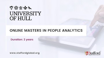University of Hull Online Masters in People Analytics : 1 Minute Tour