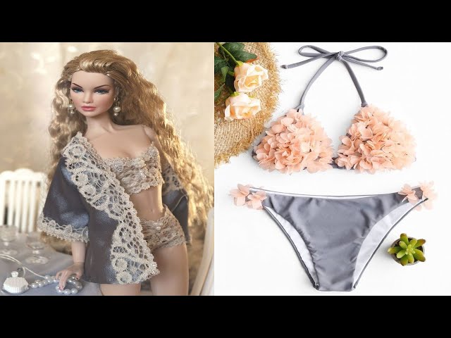 30 DIY Barbie Doll Hacks- Barbie underwear dressing sets 