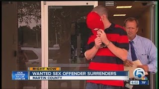 Wanted sex offender surrenders in Martin County