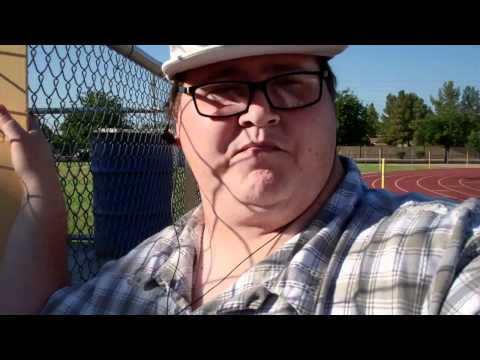 Me at Mesa High track. My feet are swollen and I have been using the track because its more forgiving than any other surface. I have flat feet and my feet swell up. The after vid of my feet...