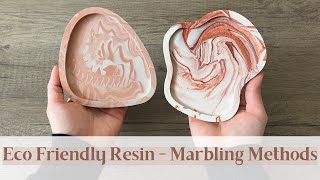 Marbling Methods with Eco Friendly Resin - Aqua Resin - Jesmonite, Epoxy Resin Alternative