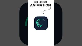 3D logo Animation in Alight Motion. #alightmotion #tutorial #edit