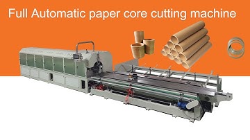 Fully Automatic Paper Core Cutting Machine with  Auto-loading and auto unloading
