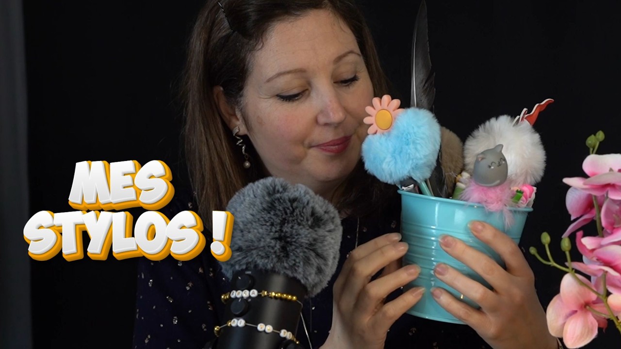 ASMR Les stylos que je collectionne