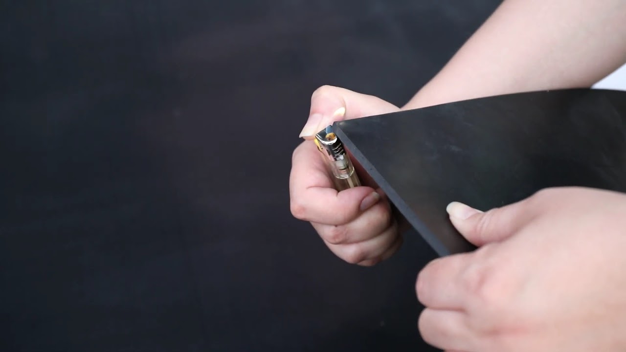 Flame retardant fire proof Corrosion resistant rubber sheet