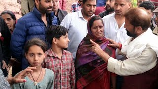 Ramban:  Lal Singh Visits Pernote, Demands Immediate Relief To Families Affected By land sinking