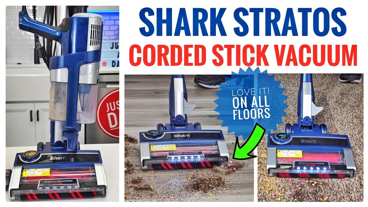 Shark Stratos Corded Stick Vacuum HZ3002 Review I Love It! YouTube