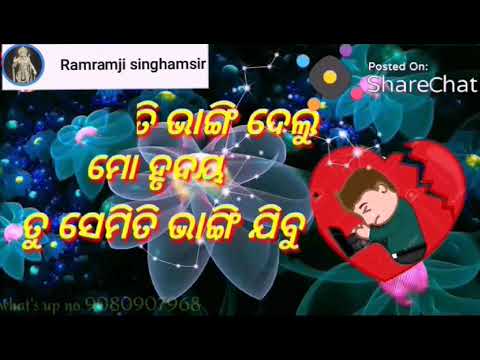 Tu Jemiti Bhangi Delu Mo Hrudaya Tu Semiti Bhangijibu Odia Sad Status||human Sagar New Odia Song||