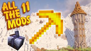 Reforging & AllTheModium Pickaxe in All The Mods 11! [Ep 7]