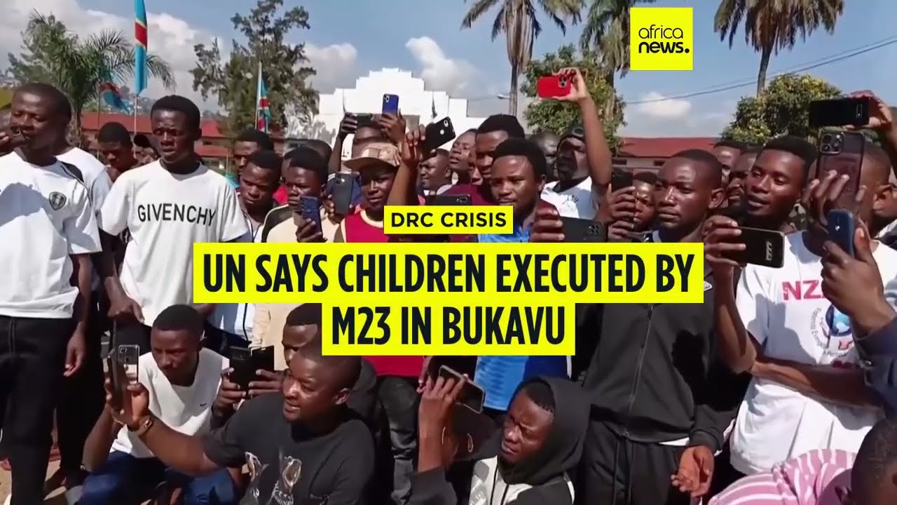 UN accuses M23 rebels of executing children in Eastern Congo’s conflict zone | Africanews