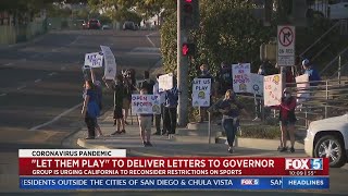 'Let Them Play' To Deliver Letters To Gov. Newsom