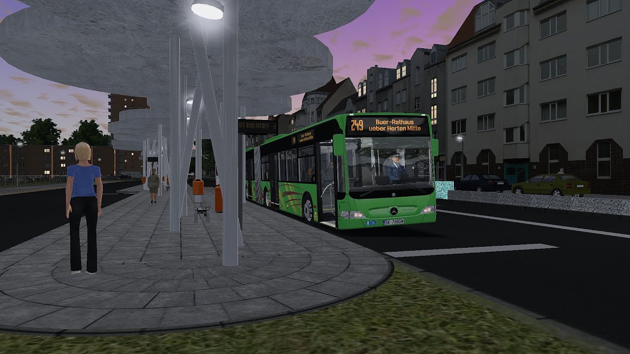 OMSI 2 | Projekt Gladbeck | Line 249 | The Full Run | Mercedes Capacity G |