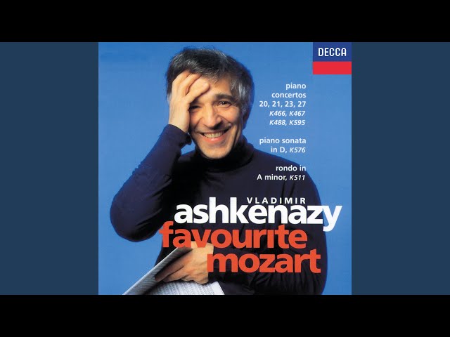 Mozart - Rondo pour piano n°2 : Vladimir Ashkenazy, piano