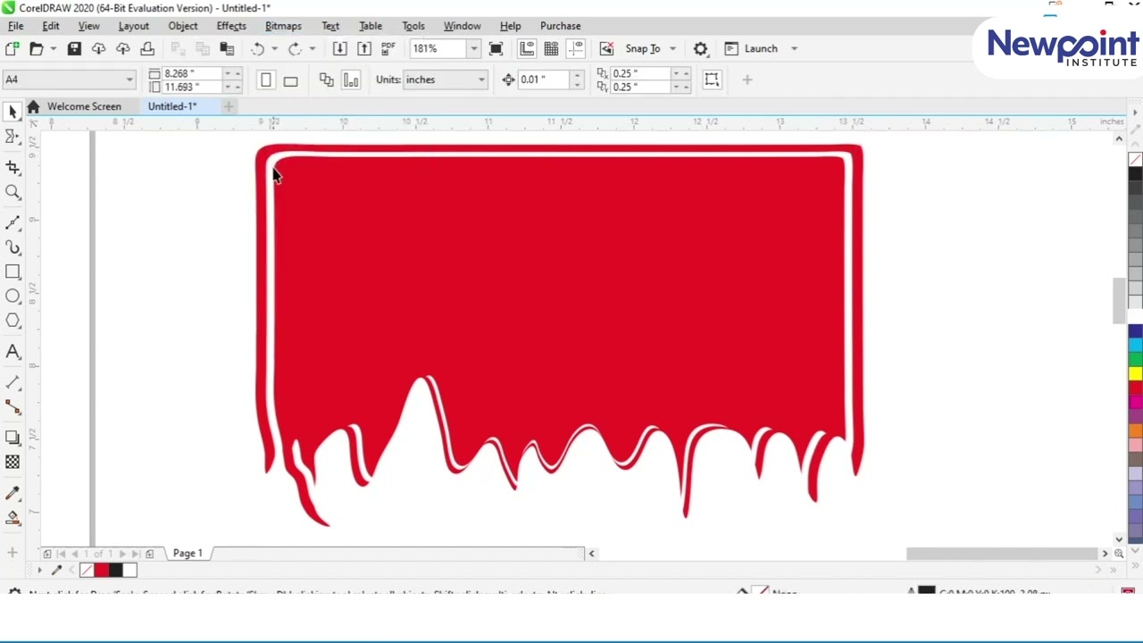 Part 25   How to Use Smear, Twirl, Roughen, Smooth Tool in CorelDraw  CorelDraw Tutorial