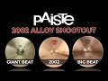 Paiste Cymbals Shootout - Giant Beat vs 2002 vs Big Beat