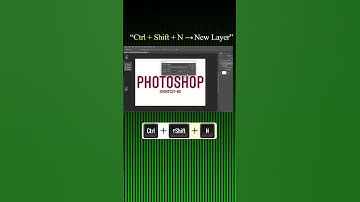 "Create a New Layer in Seconds – Photoshop Shortcut Day 2 🚀"
