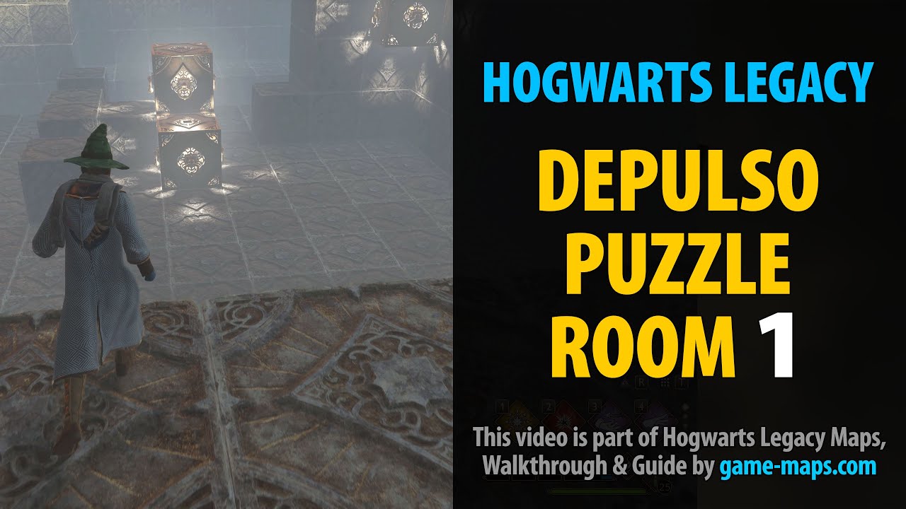 Hogwarts Legacy Depulso Puzzle Rooms 1 and 2 Guide