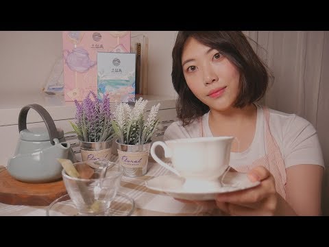 [BGM ASMR] 힐링 찻집  / Healing Tea house ASMR