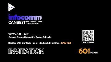 See you at Infocomm Orlando from 11th~13th June, our team can