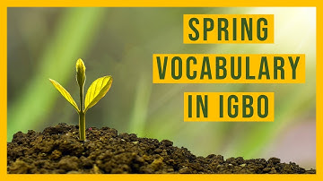 Igbo Vocabulary | Spring Vocabulary in Igbo Language | Learn Igbo for Beginners