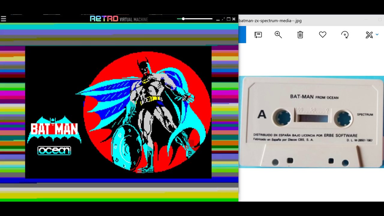 Batman (Erbe Software) - ZX Spectrum - Retro Virtual Machine - YouTube