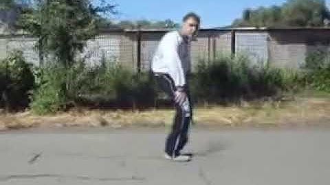 Неудачный прыжок через автомобиль