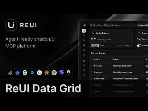 Getting Started with shadcn/ui Data Grid by ReUI