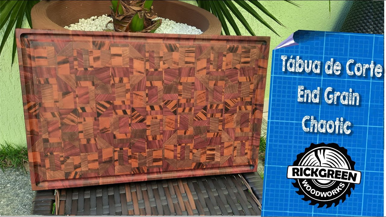 Tábua de Corte End Grain Chaotic Chaotic End Grain Cutting Board