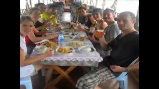 Cruising the Mekong to Luang Prabang - on the Mekong River Laos