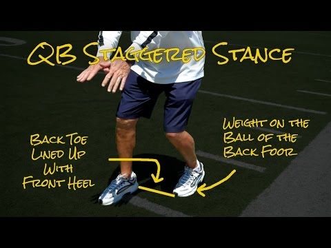 Correct Quarterback Stance