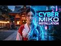 【Kodoku Install】サイバー巫女「玲音」-古の記憶と0と1の狭間で - Cyber Miko "Reon" - Betwixt Ancient Memories and Glitches