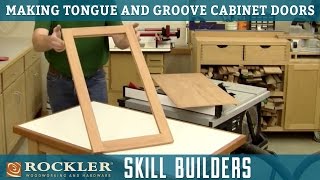 You can save money by making your own cabinet doors. Learn how to make frame and panel cabinet doors using a table saw and 