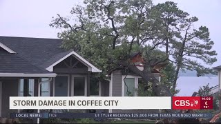 Storms cause 'catastrophic' damage in Lake Palestine, Coffee City area