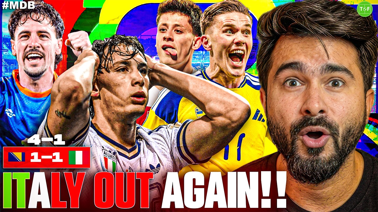 ITALY OUT OF WORLD CUP, AGAIN! | Turkey, Sweden Qualify | Japan Real Underdog! #MDB
