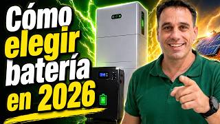 ¿Qué batería elegir para tu autoconsumo en 2026? | Guía práctica para no equivocarte