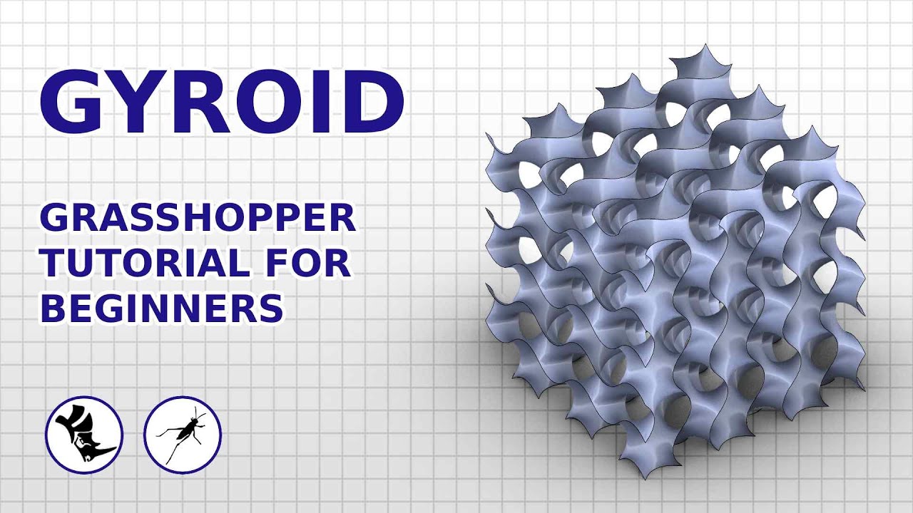 Gyroid - Grasshopper Tutorial (No Plugins, No Math!)