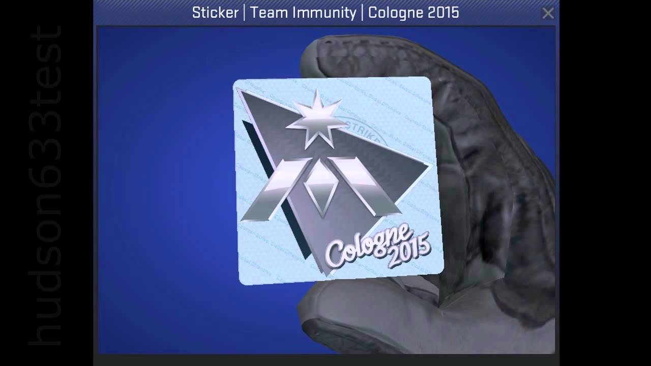 Team Immunity Cologne 2015 Sticker CSGO - YouTube