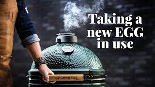 Using your EGG FOR THE FIRST TIME | Big Green Egg