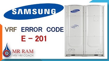 Samsung VRF Error code E-201(English)