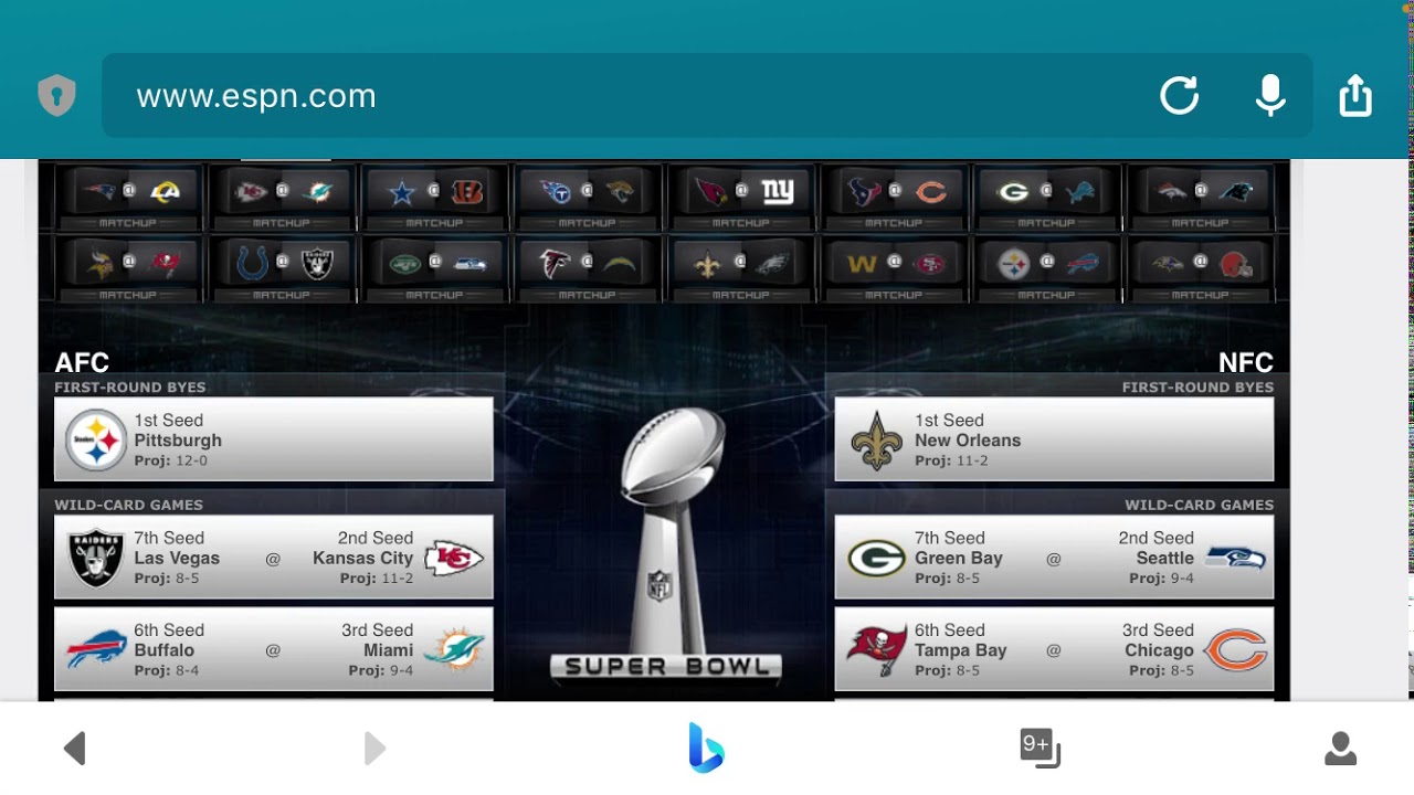 NFL 2020 ESPN playoff machine predictions remastered weird playoffs records too YouTube