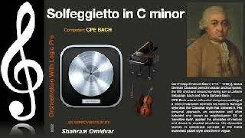 Solfeggietto in C minor CPE Bach - Improvisation using Logic Pro