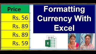 add rs before number | How to auto Add Rs. Symbol in MS Excel || Add currency symbol | excel