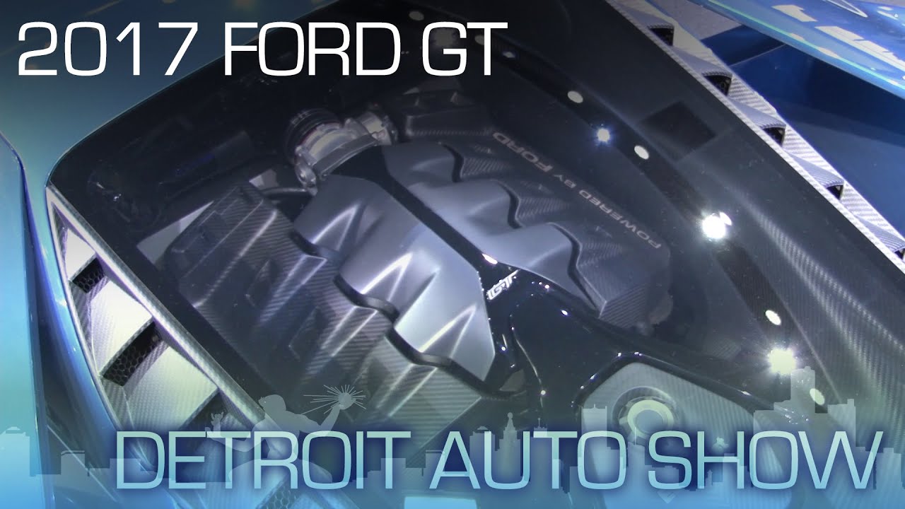 2017 Ford GT is a Technology Showcase - Detroit Auto Show 2015