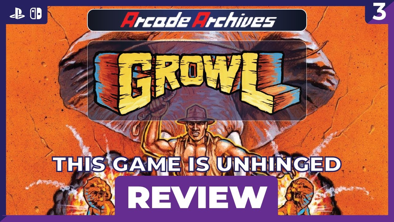 This Game Is Completely Insane | Growl Review (Arcade Archives, Taito Milestones 3)