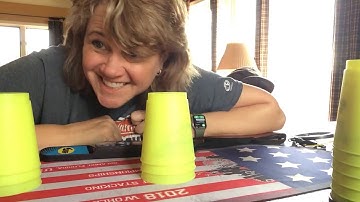 Sport Stacking at home lessons:  Volume 3:  the 3-3 stack.