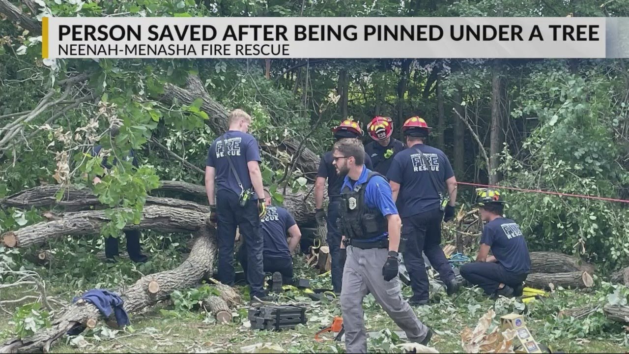 Neenah-Menasha first responders rescue person trapped, pinned under ...