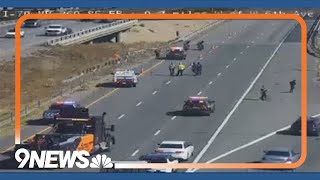 LIVE: Crash slows traffic on eastbound I-70 near 6th Ave